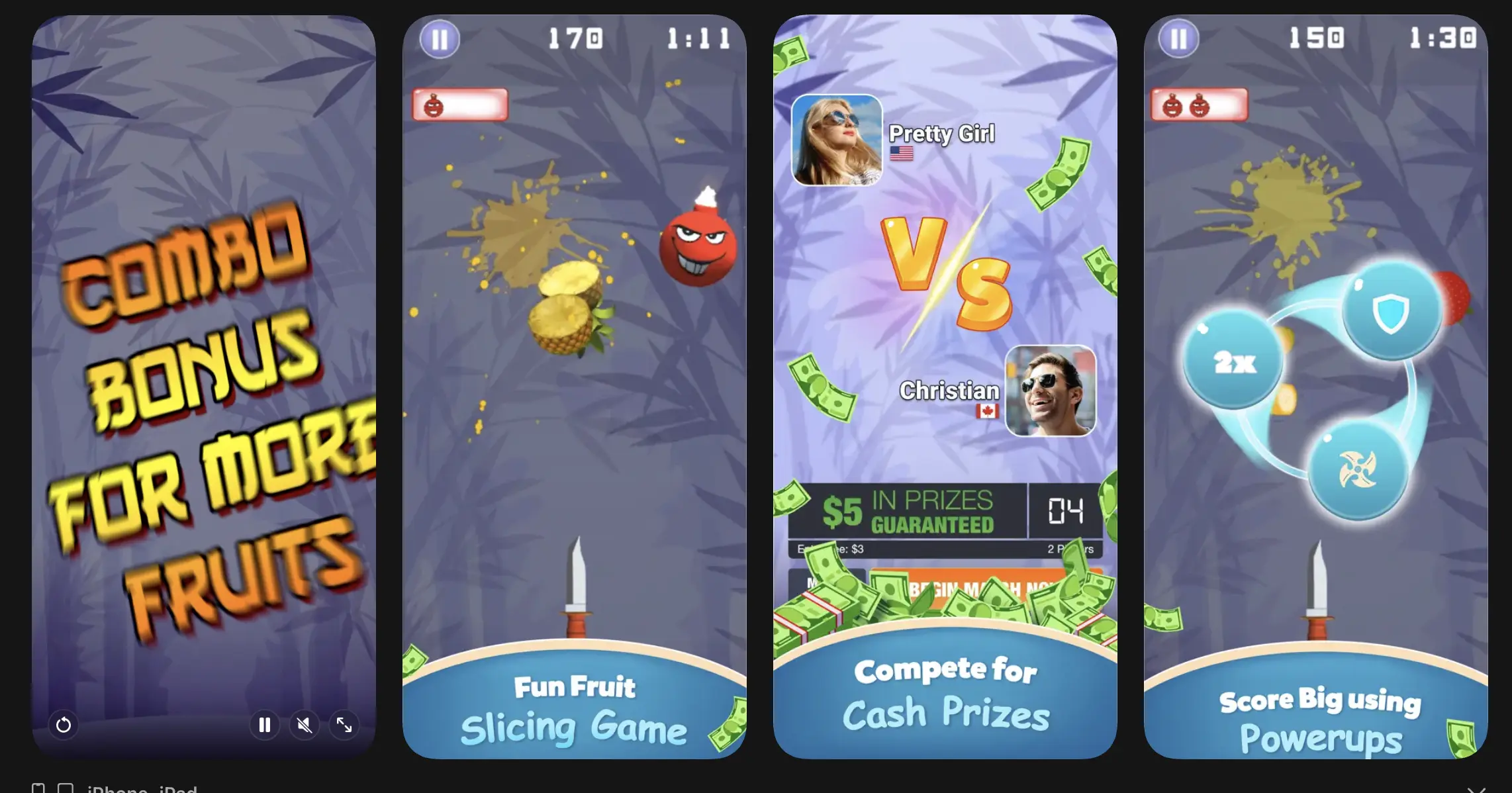 Fruit Fighter skillz prizes cover art