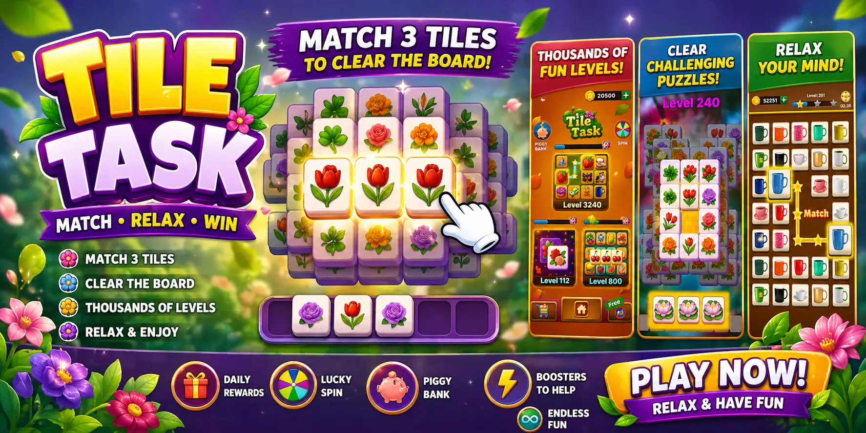 Tile And Task game screenshot